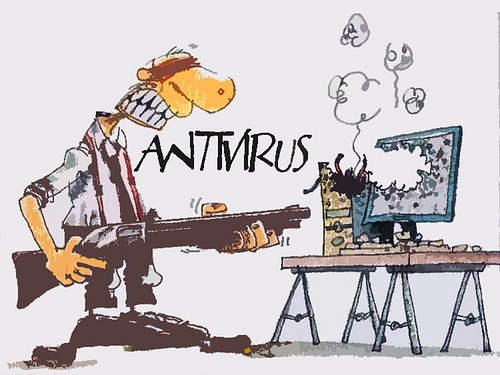 antivirus spray by Chris Dewey.