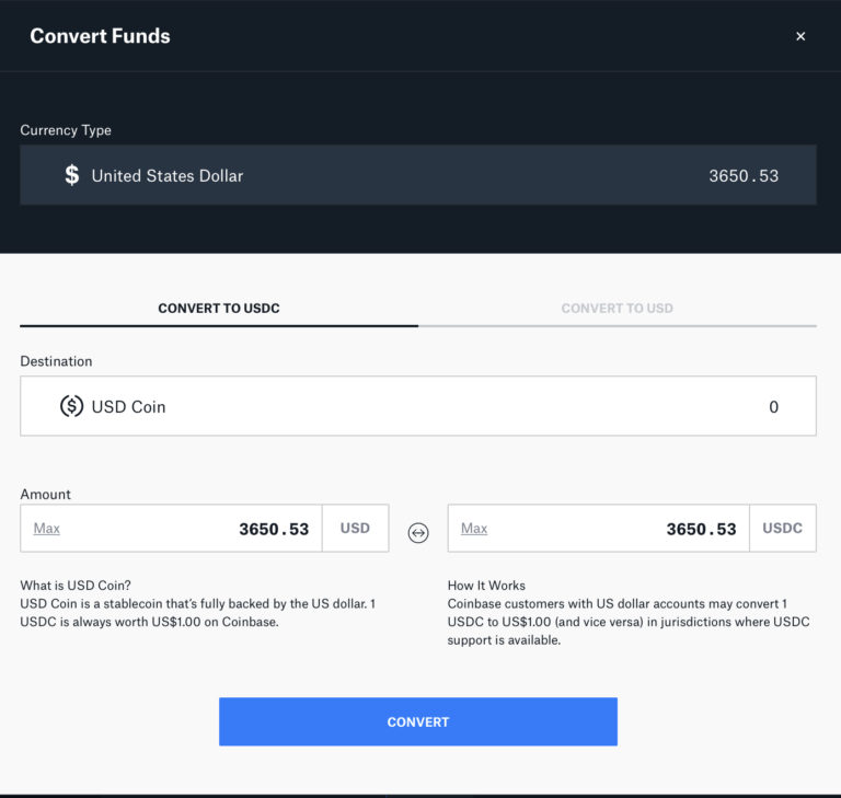 What Is Us Dollar On Coinbase